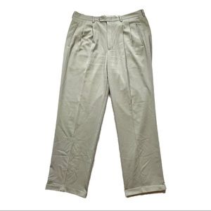 Claiborne Khaki Dress Pants Trousers 36 X 32